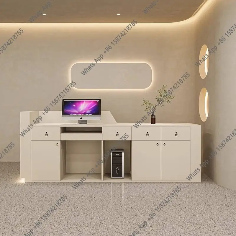 DC MT White Drawers Reception  - огляд і ціна Office Furniture Logo