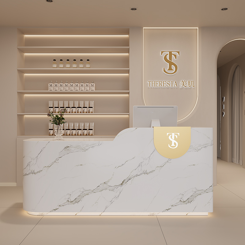 Large Counter Logo Reception D - огляд і ціна Office Furniture Logo