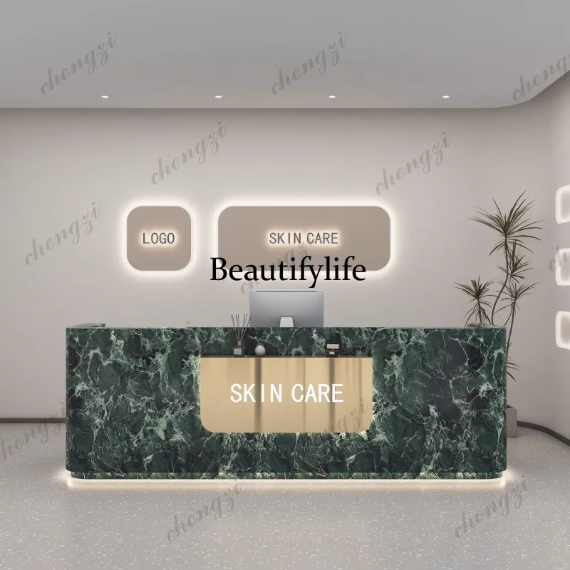 01A Logo Beauty Reception Desk - огляд і ціна Office Furniture Logo