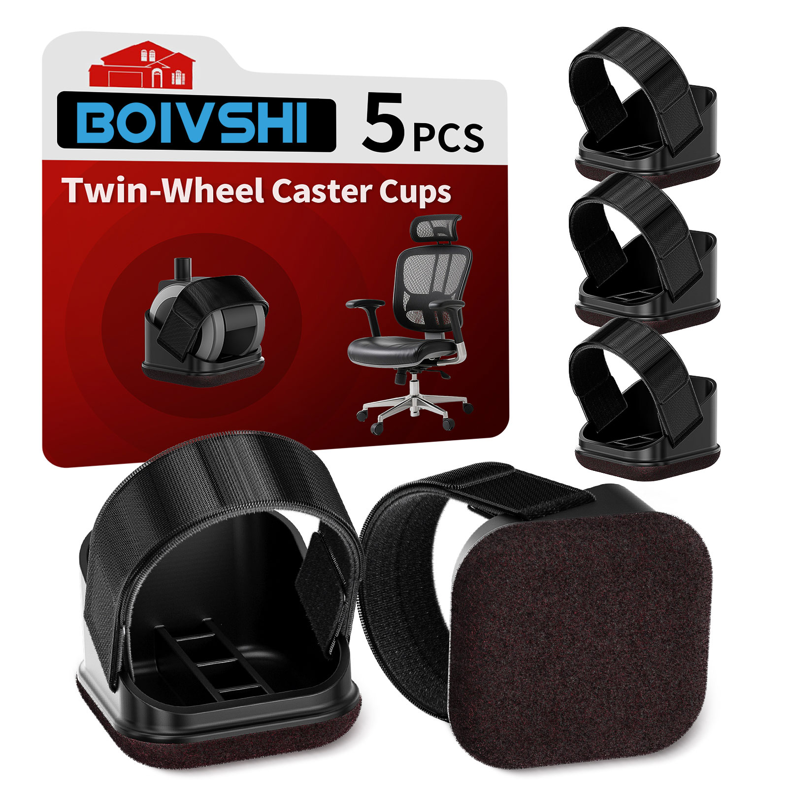 5PCS Chair Leg Protectors Offi - огляд і ціна Office Furniture Heaven