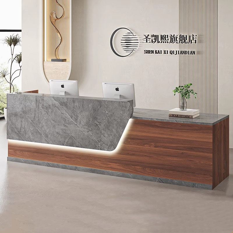 Beauty Home Reception Desk Lux - огляд і ціна Office Furniture Logo
