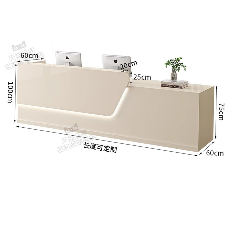 Beauty Home Reception Desk Lux - огляд і ціна Office Furniture Logo
