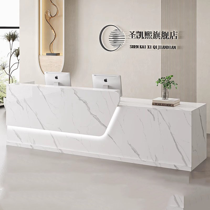 Beauty Home Reception Desk Lux - огляд і ціна Office Furniture Logo