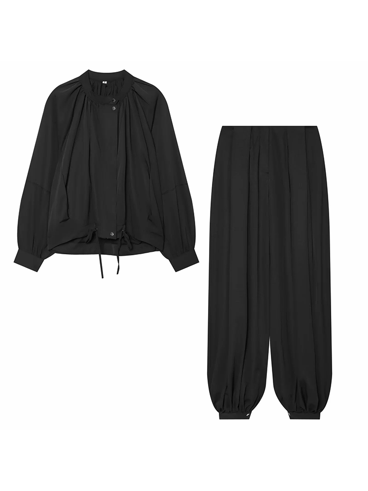 Women Casual Pleated Drawstrin - огляд і ціна Coat Rack Standing