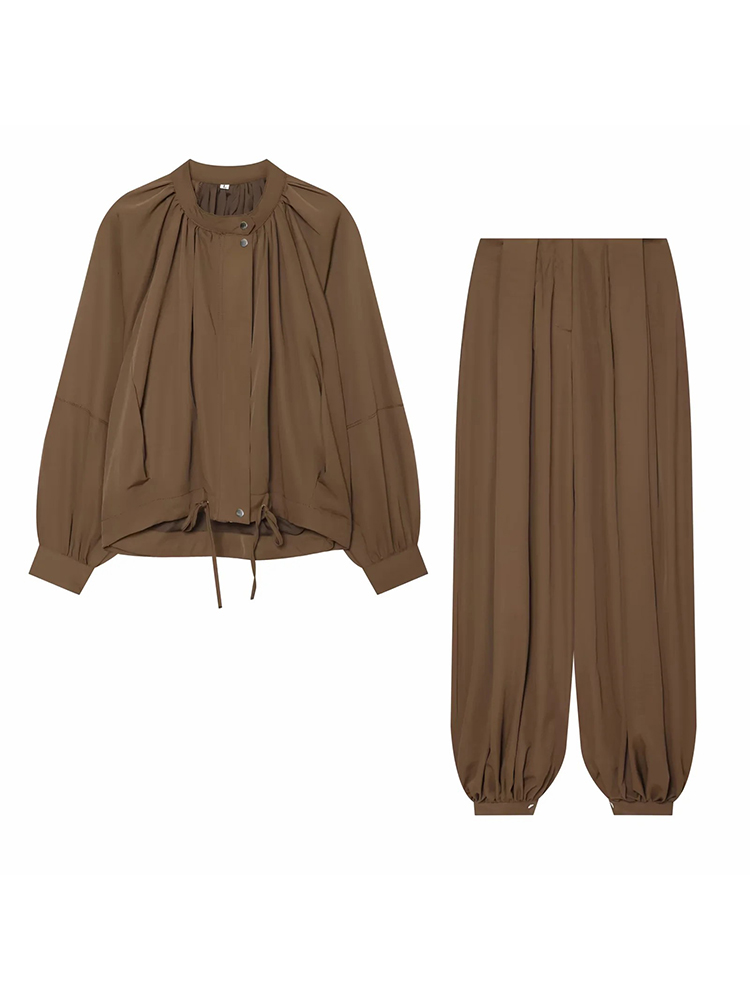 Women Casual Pleated Drawstrin - огляд і ціна Coat Rack Standing