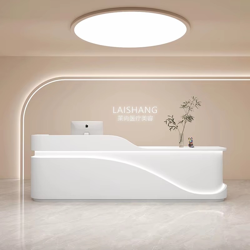 Large Hotels Counter Reception - огляд і ціна Office Furniture Logo