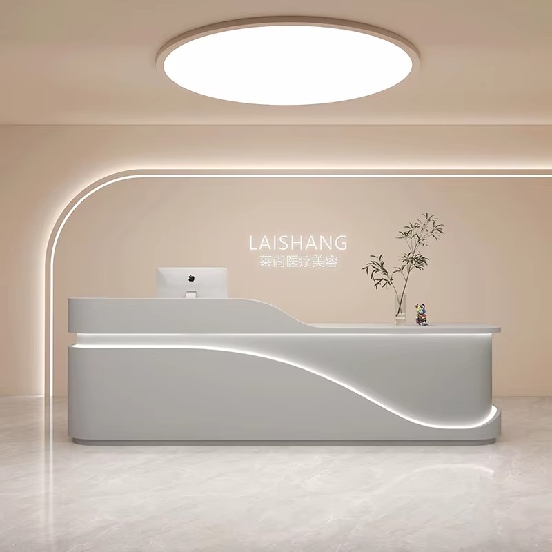 Large Hotels Counter Reception - огляд і ціна Office Furniture Logo