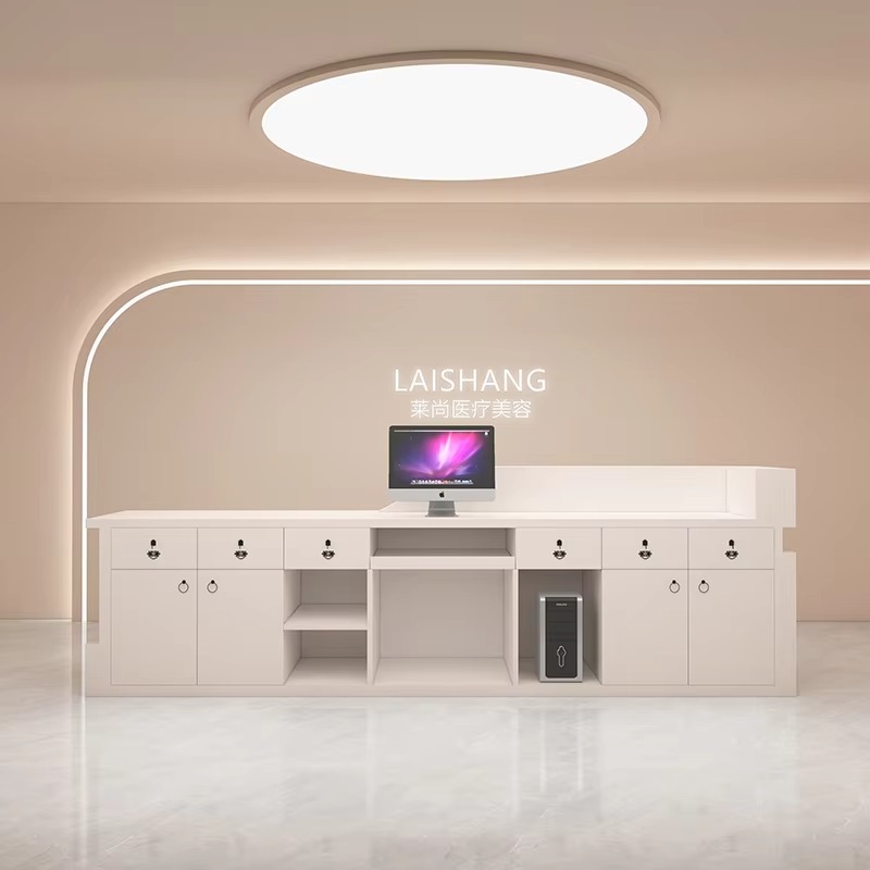 Large Hotels Counter Reception - огляд і ціна Office Furniture Logo
