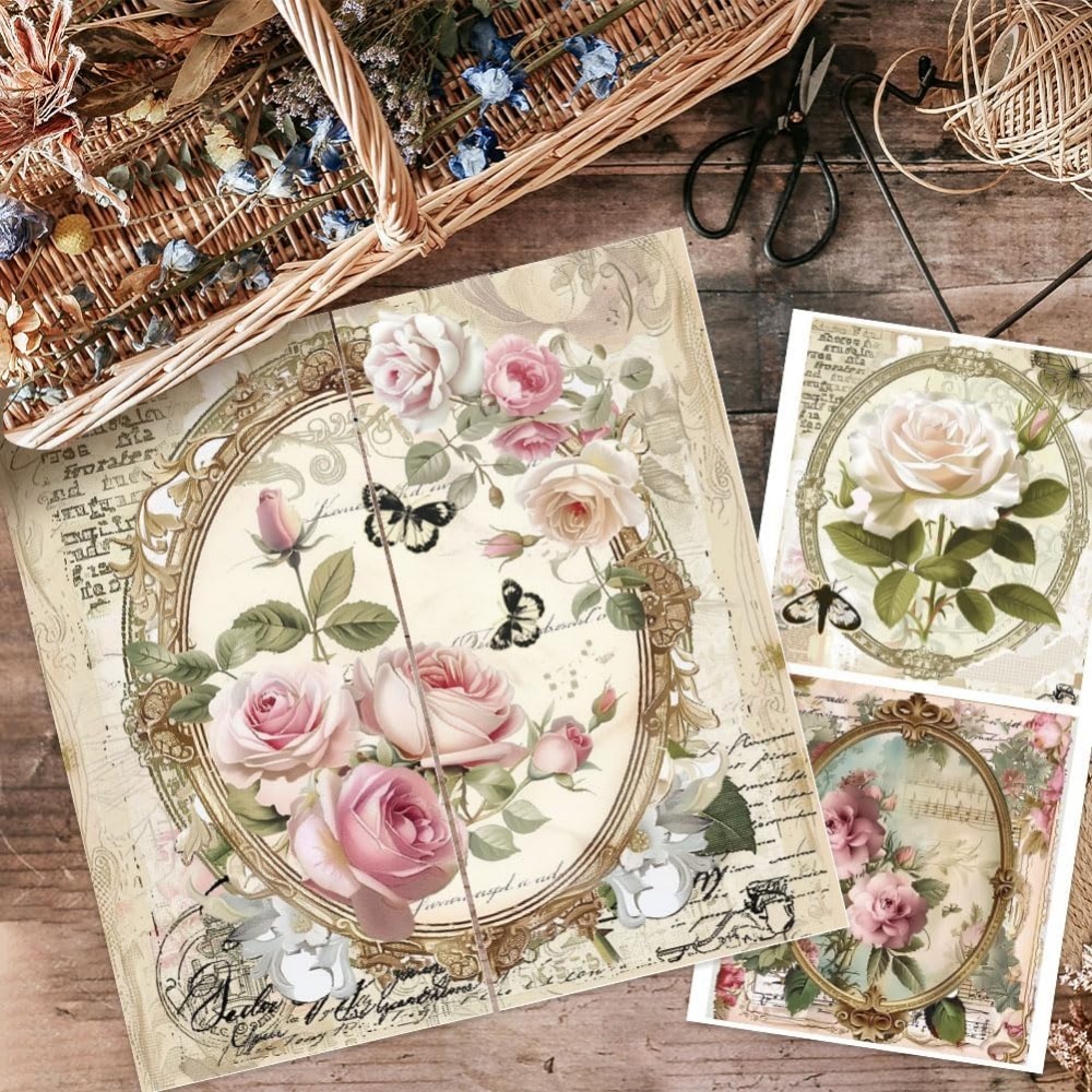 3pcs/Set Rose Rub on Transfers - огляд і ціна Office Furniture Solutions