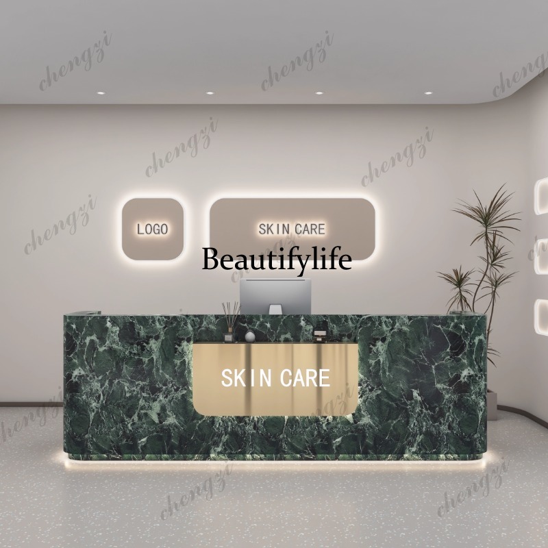 A68 Logo Beauty Reception Desk - огляд і ціна Office Furniture Logo