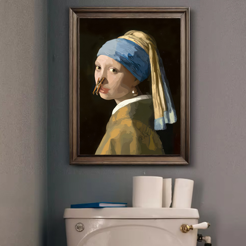 1pc Funny Abstract Bathroom To - огляд і ціна Office Furniture Used