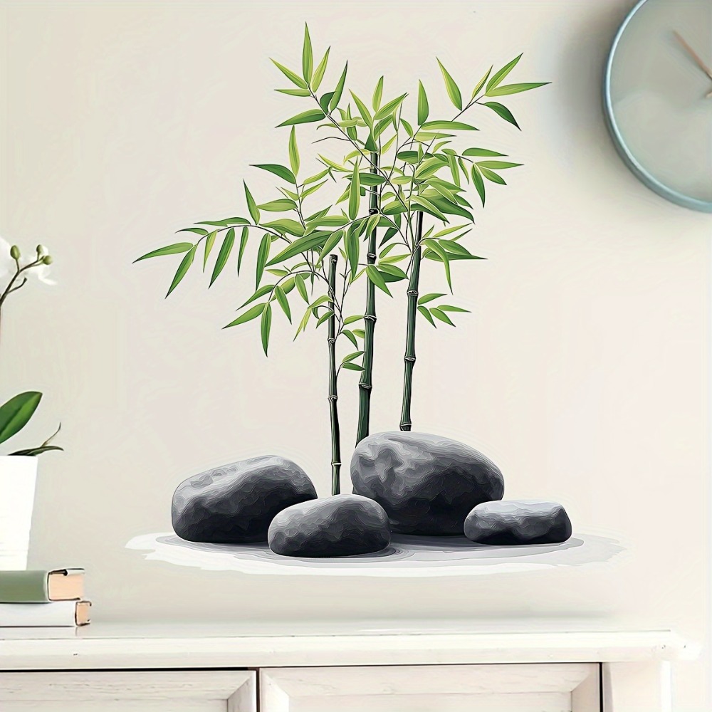 Green Bamboo Leaf Plants Wall  - огляд і ціна Office Furniture Usa