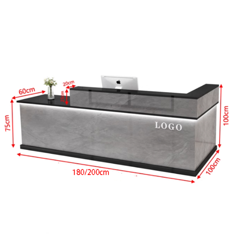 Luxury Reception Desk Senior M - огляд і ціна Office Furniture Usa