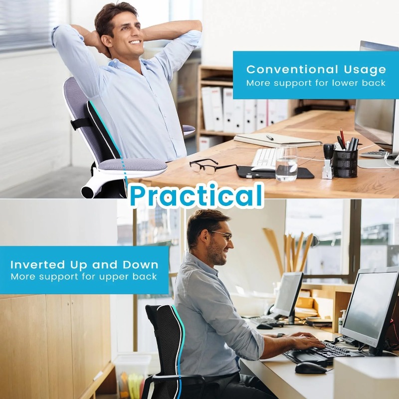 Memory Foam Lumbar Support Cus - огляд і ціна Office Furniture Heaven