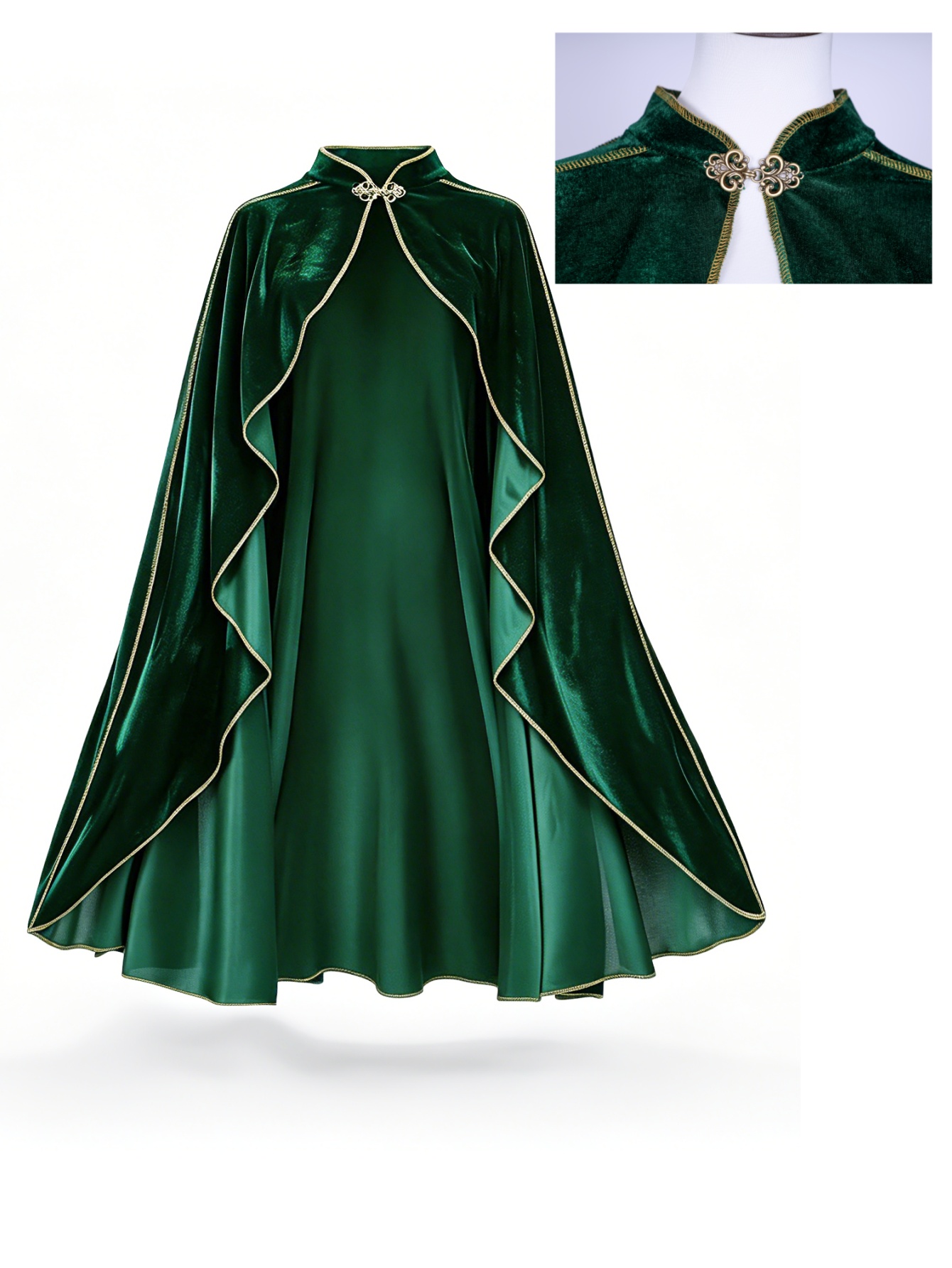 Women Vintage Green Velvet Cap - огляд і ціна Coat Rack Standing