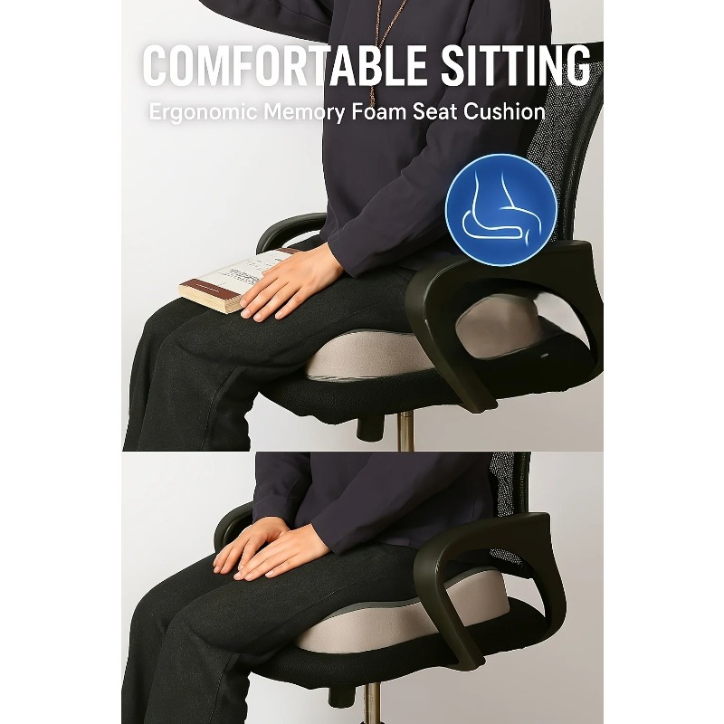 1 Pcs Ergonomic Memory Foam Se - огляд і ціна Office Furniture Heaven