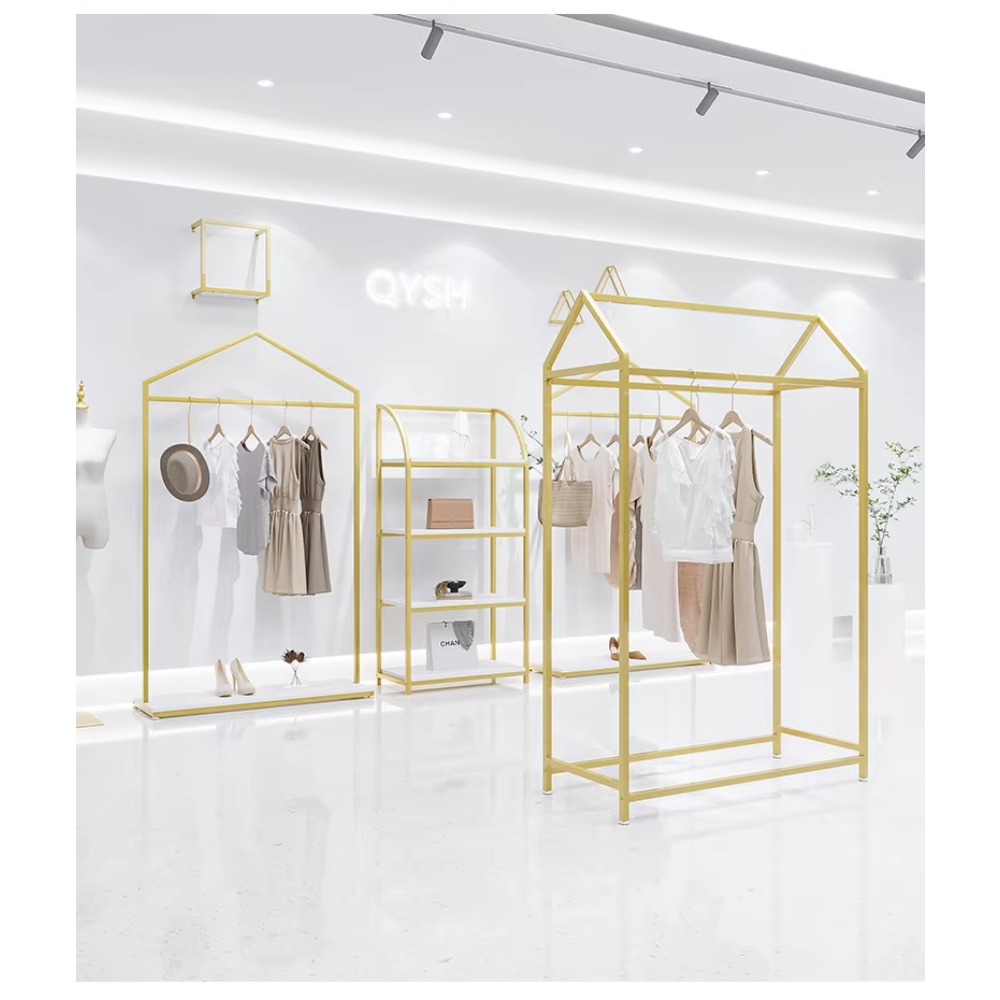 Polished Gold Stainless Steel  - огляд і ціна Coat Rack Standing