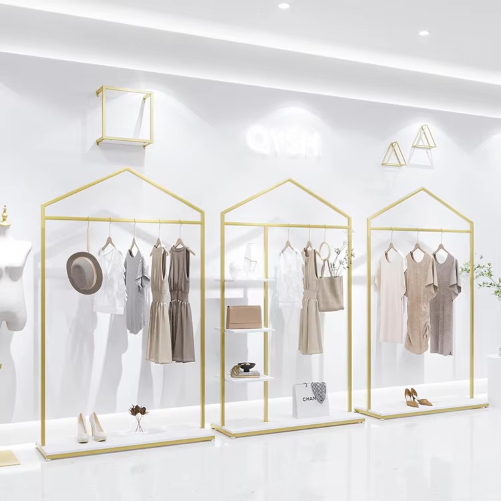 Polished Gold Stainless Steel  - огляд і ціна Coat Rack Standing